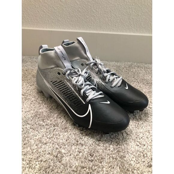 Nike Vapor Edge Pro 360 2 Men’s Football Cleats Metallic Silver Black Size 14 main image 4